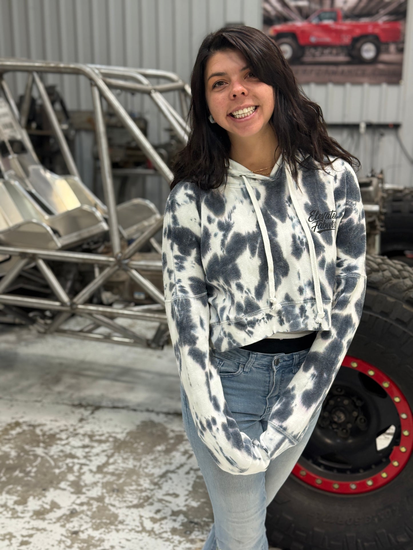 Female Tie Die Need Money For Rock Crawler