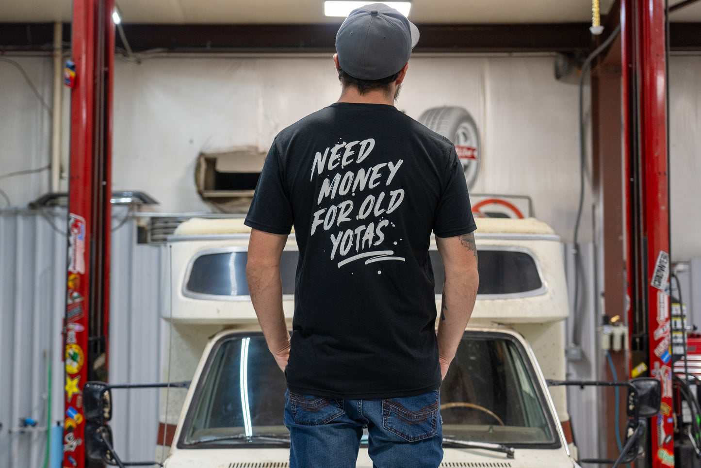 Need Money For Old Yotas T Shirt BLACK