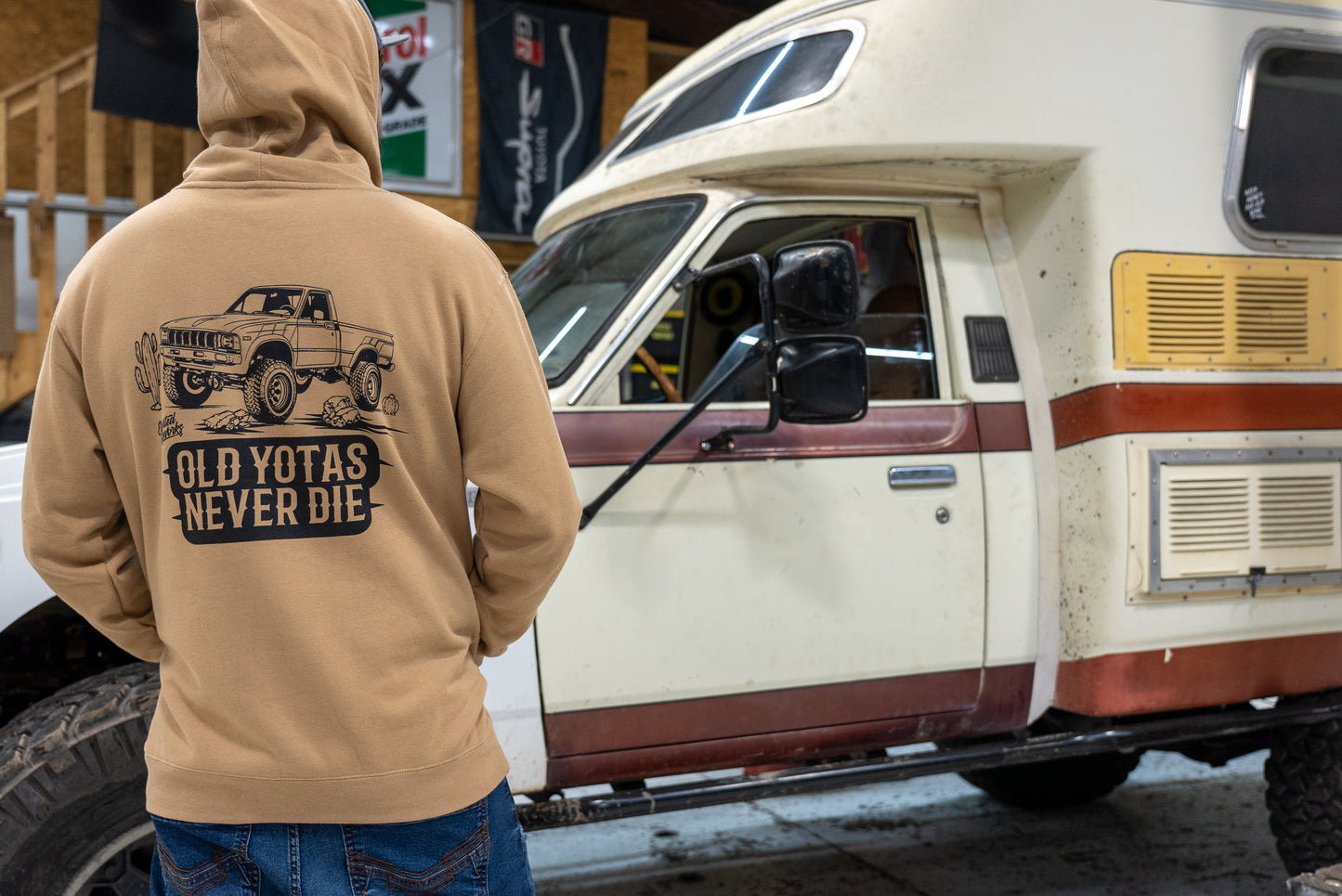 Old Yotas Never Die Hoodie