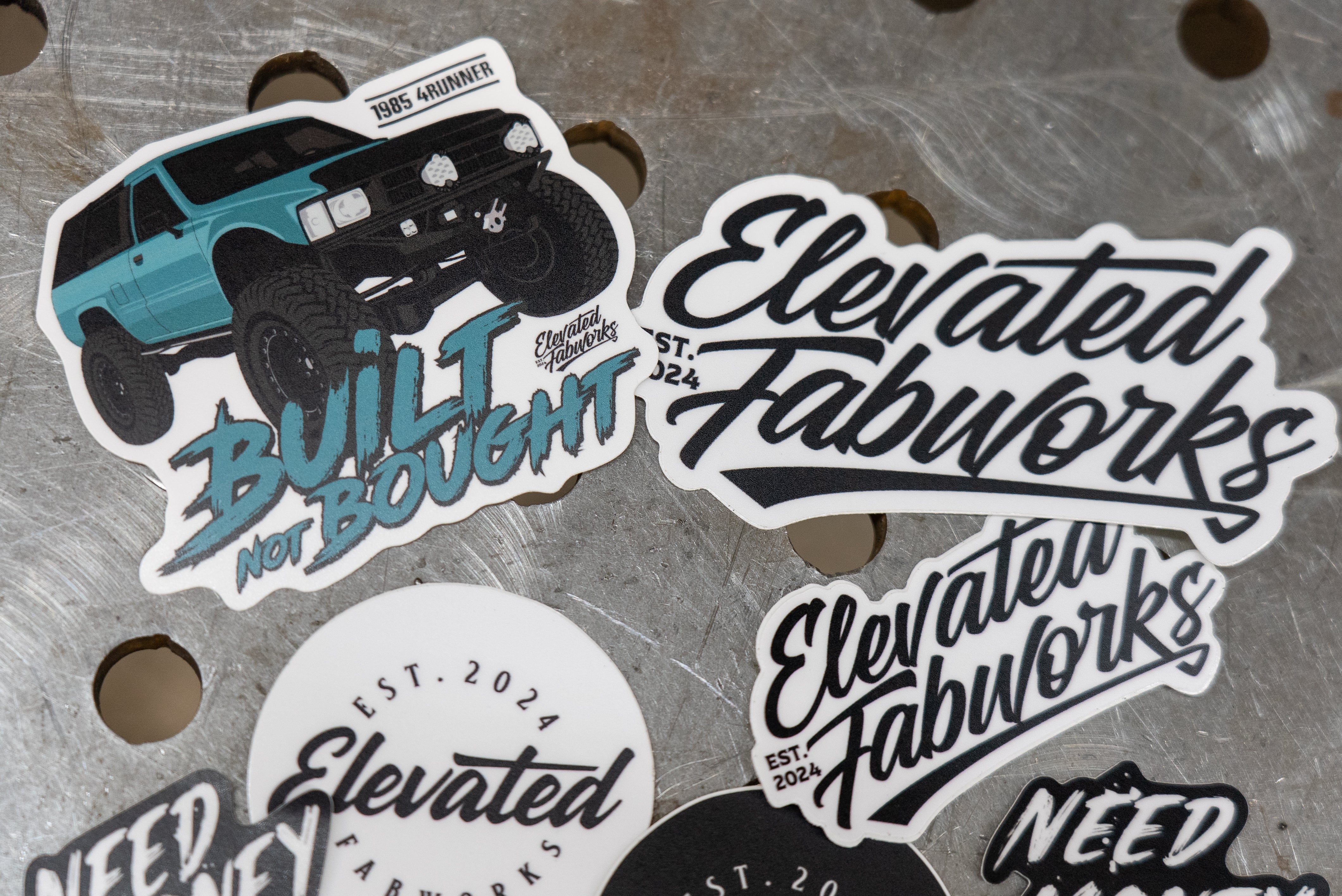 Large Sticker Pack (8 Stickers) – Elevated Fabworks