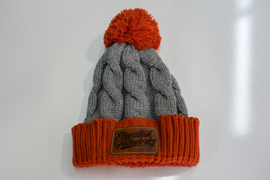 Orange/Grey Female Beanie
